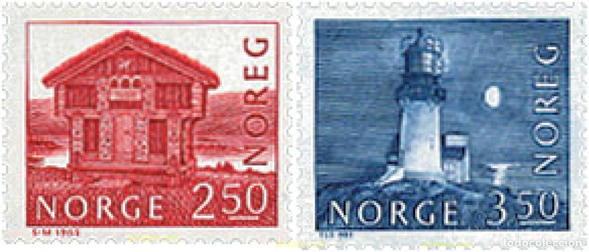 Sellos: 102203 MNH NORUEGA 1983 MONUMENTOS