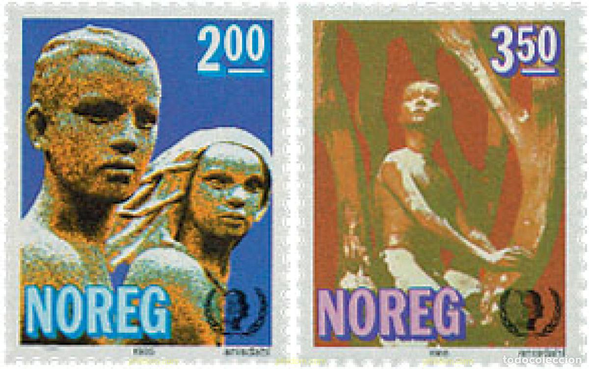 Sellos: 102232 MNH NORUEGA 1985 A&Ntilde;O INTERNACIONAL DE LA JUVENTUD