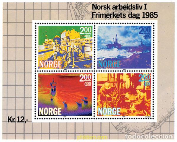 Sellos: 102238 MNH NORUEGA 1985 DIA DEL SELLO