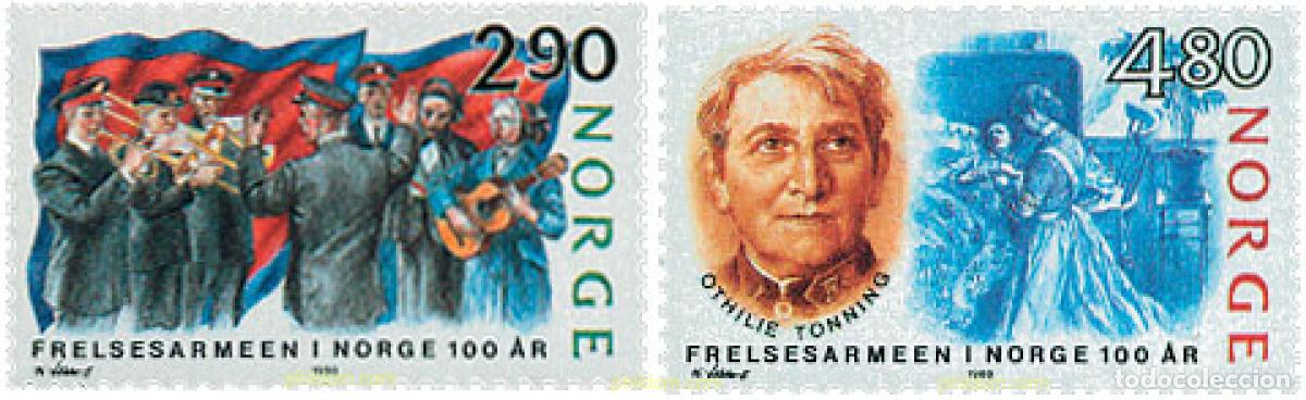 Sellos: 102268 MNH NORUEGA 1988 CENTENARIO DE LA ARMADA