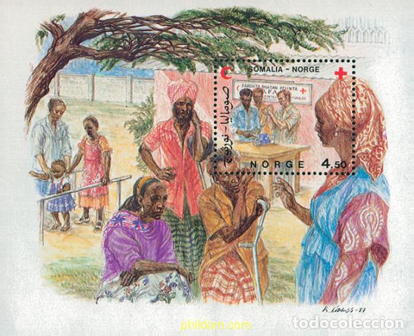 Sellos: 102263 MNH NORUEGA 1987 CRUZ ROJA