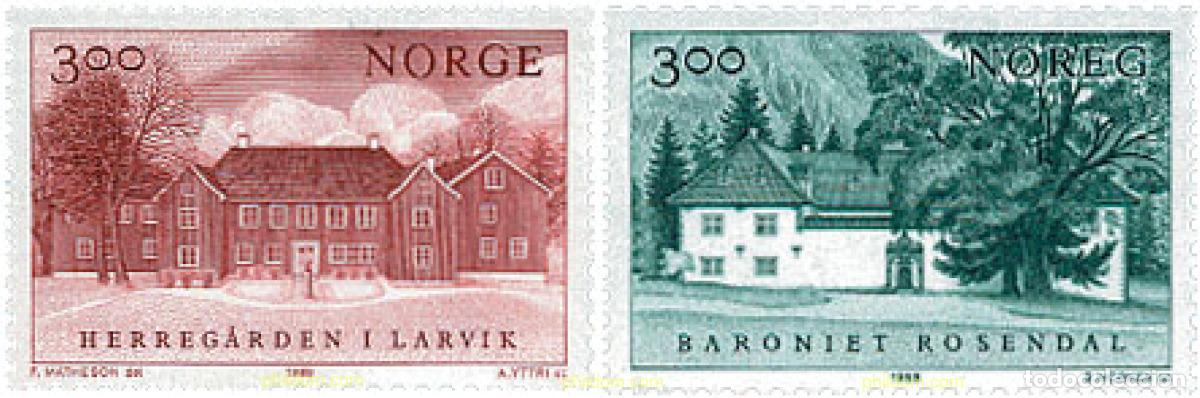 Sellos: 102287 MNH NORUEGA 1989 EDIFICIOS - Foto 1