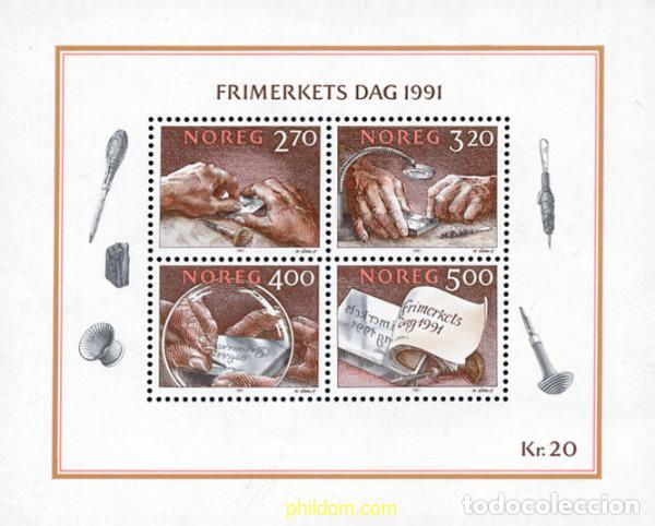 Timbres: 102293 MNH NORUEGA 1991 DIA DEL SELLO
