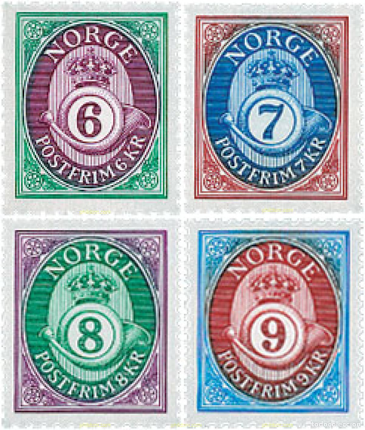 Timbres: 102295 MNH NORUEGA 1991 CIFRAS