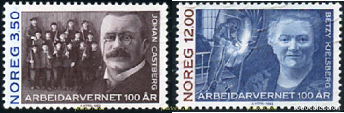 Timbres: 102308 MNH NORUEGA 1993 CENTENARIO DE LA LEGISLACION DEL TRABAJO