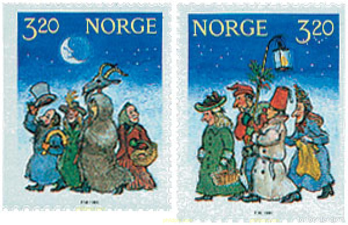 Timbres: 102297 MNH NORUEGA 1991 NAVIDAD