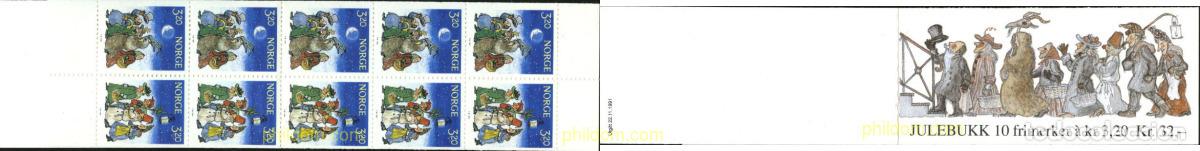 Timbres: 121612 MNH NORUEGA 1991 NAVIDAD