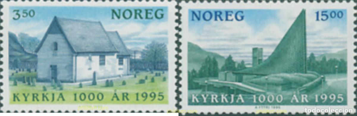 Timbres: 102331 MNH NORUEGA 1995 MILENARIO DEL CRISTIANISMO
