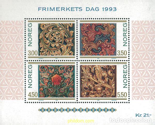 Timbres: 102309 MNH NORUEGA 1993 DIA DEL SELLO