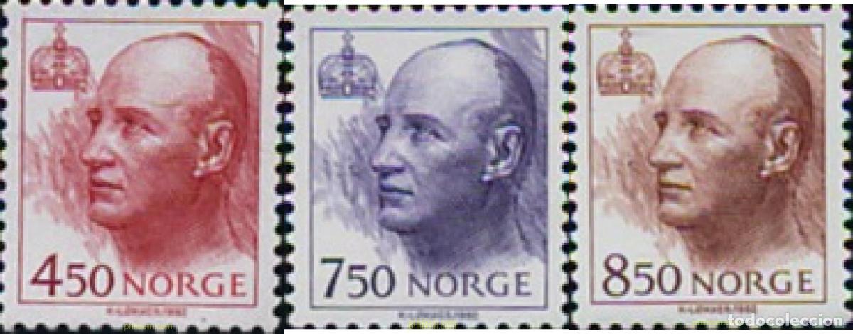 Timbres: 102347 MNH NORUEGA 1995 REY HARALD V