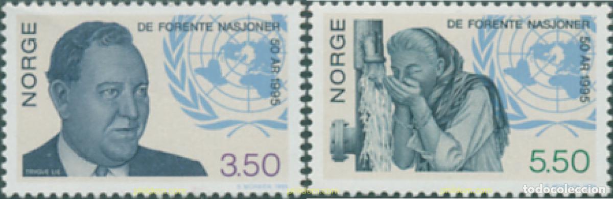 Timbres: 102341 MNH NORUEGA 1995 50 ANIVERSARIO DE LA ONU