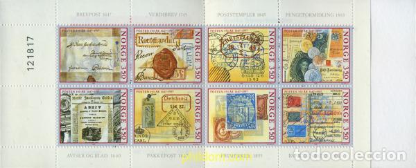 Sellos: 672947 MNH NORUEGA 1995 350 ANIVERSARIO DEL CORREO NORUEGO