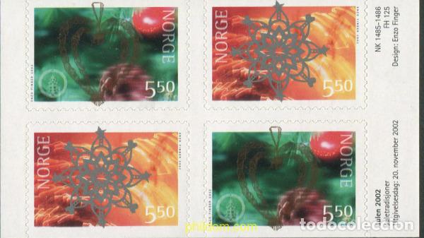 Briefmarken: 680580 MNH NORUEGA 2002 NAVIDAD