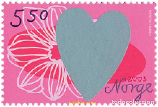 Sellos: 116700 MNH NORUEGA 2003 SAN VALENTIN