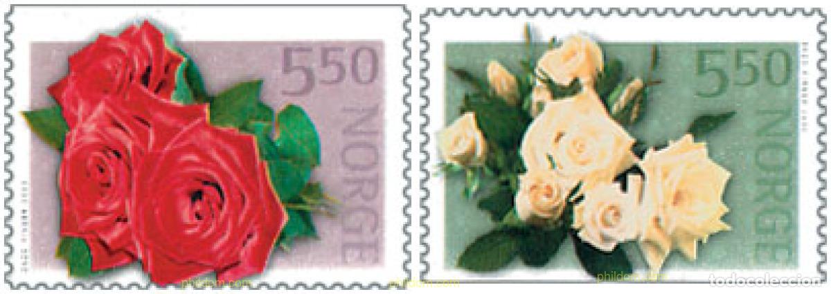 Sellos: 116696 MNH NORUEGA 2002 FLORES