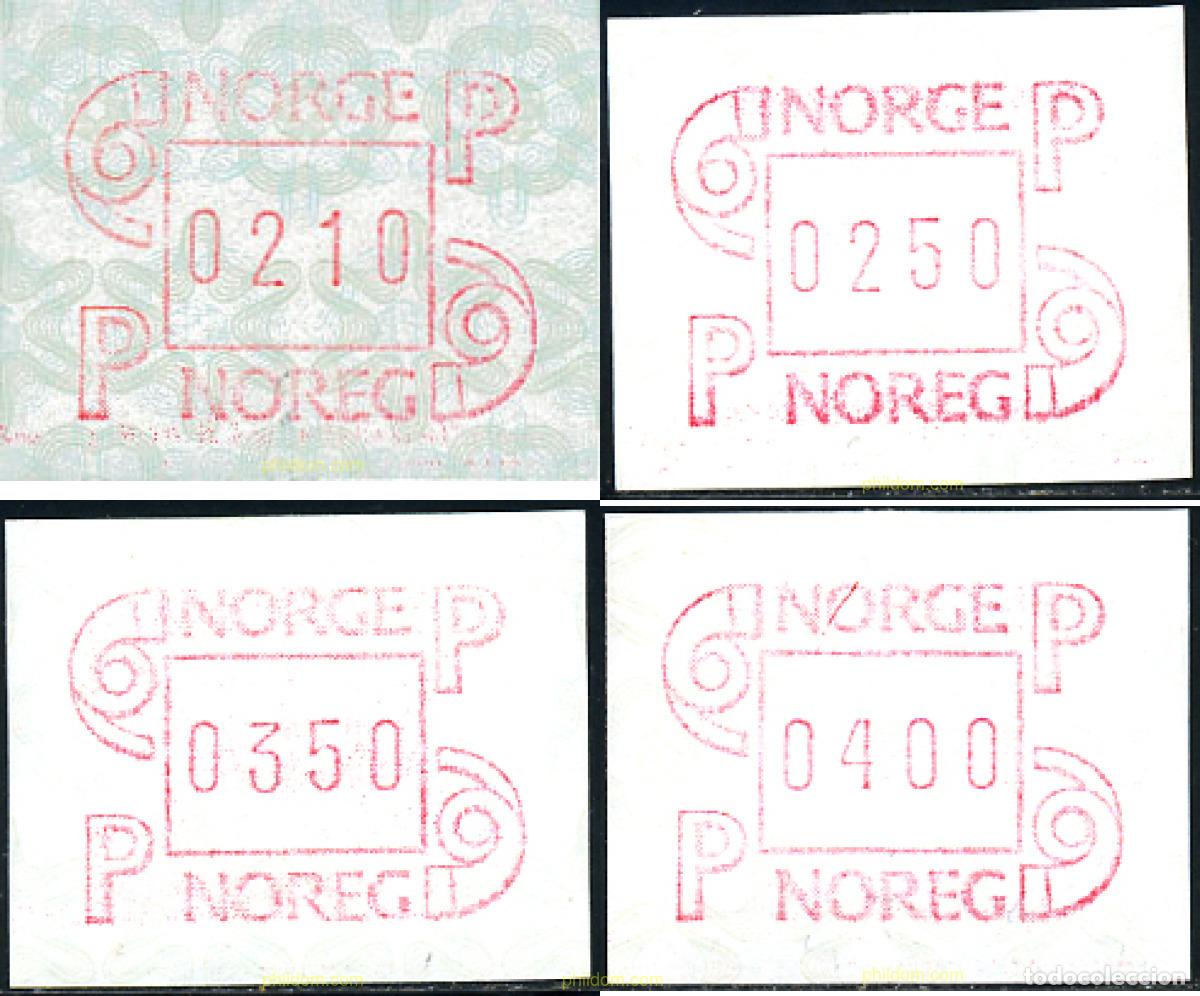 Timbres: 228787 MNH NORUEGA 1986 SELLOS DE DISTRIBUCION