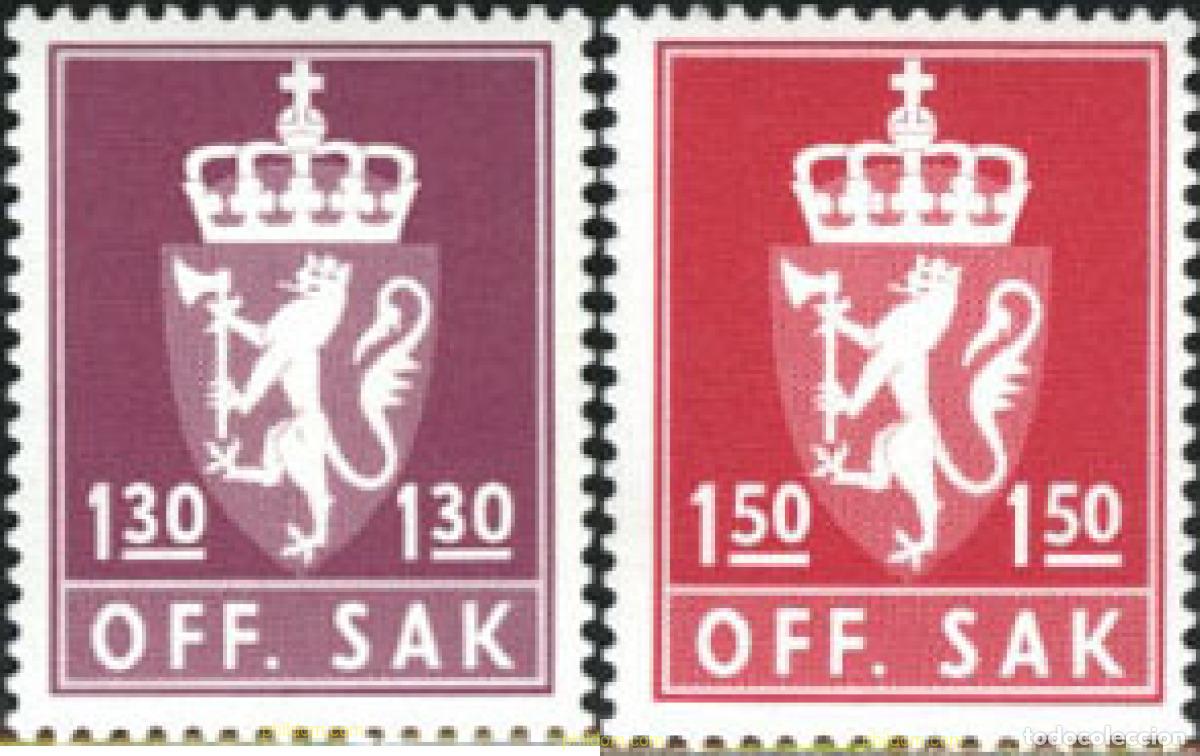 Timbres: 120778 MNH NORUEGA 1981 ESCUDOS