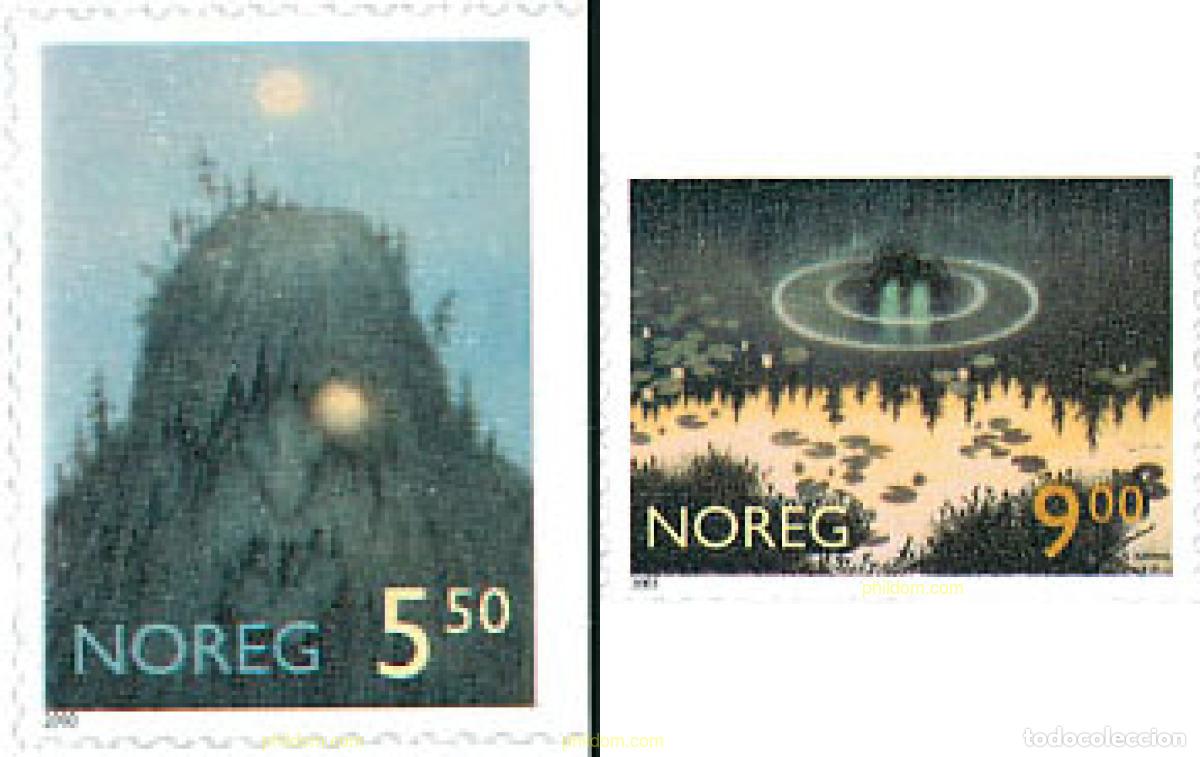 Sellos: 123578 MNH NORUEGA 2003 CUENTOS