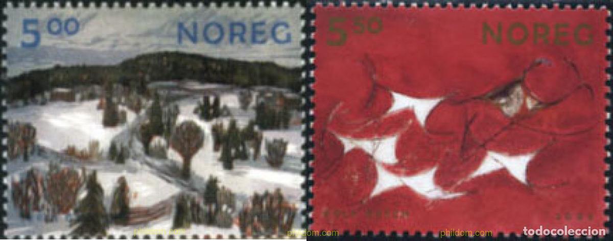 Sellos: 137910 MNH NORUEGA 2003 ARTE GRAFICO