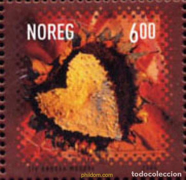 Sellos: 143253 MNH NORUEGA 2004 DIA DE SAN VALENTIN