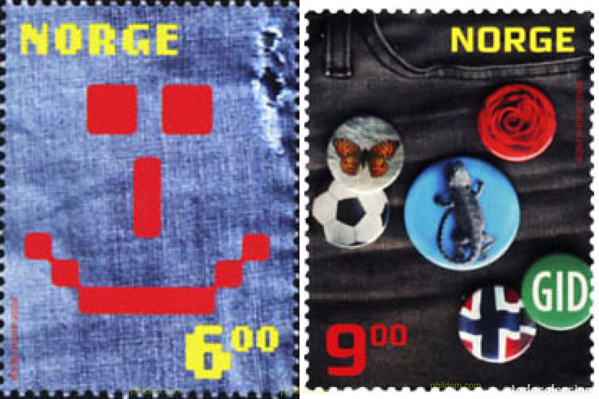 Sellos: 149079 MNH NORUEGA 2004 PRO JUVENTUD
