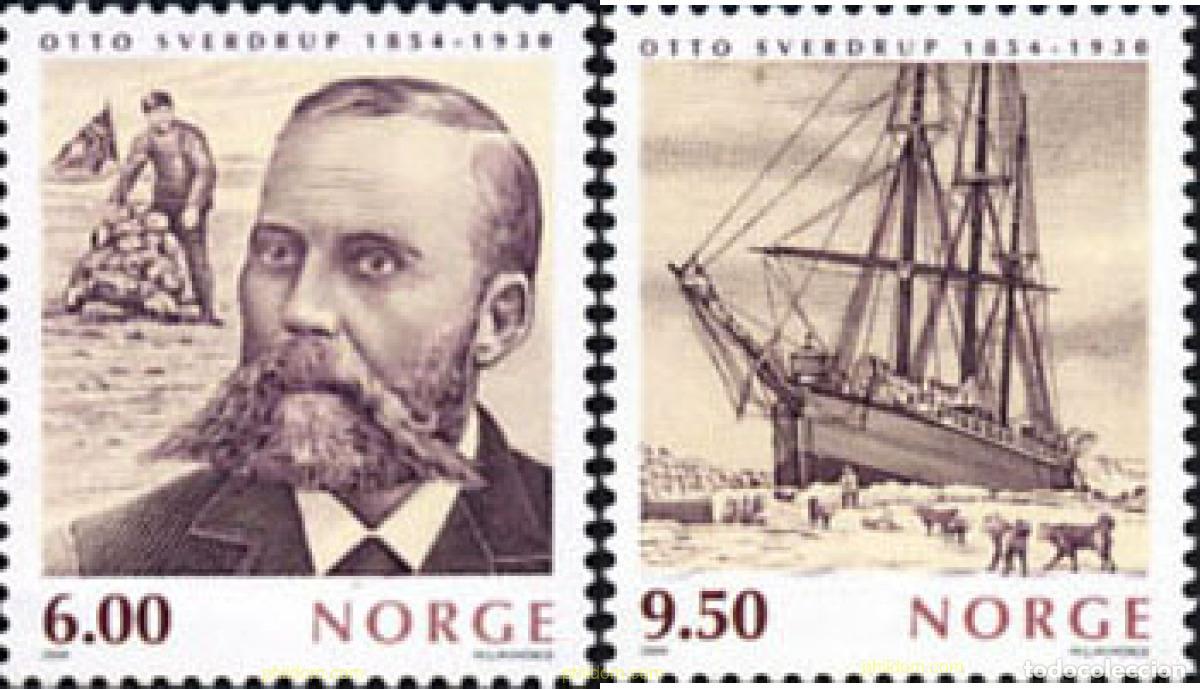 Sellos: 153380 MNH NORUEGA 2004 150 ANIVERSARIO DEL NACIMIENTO DE OTTO SVERDRUP