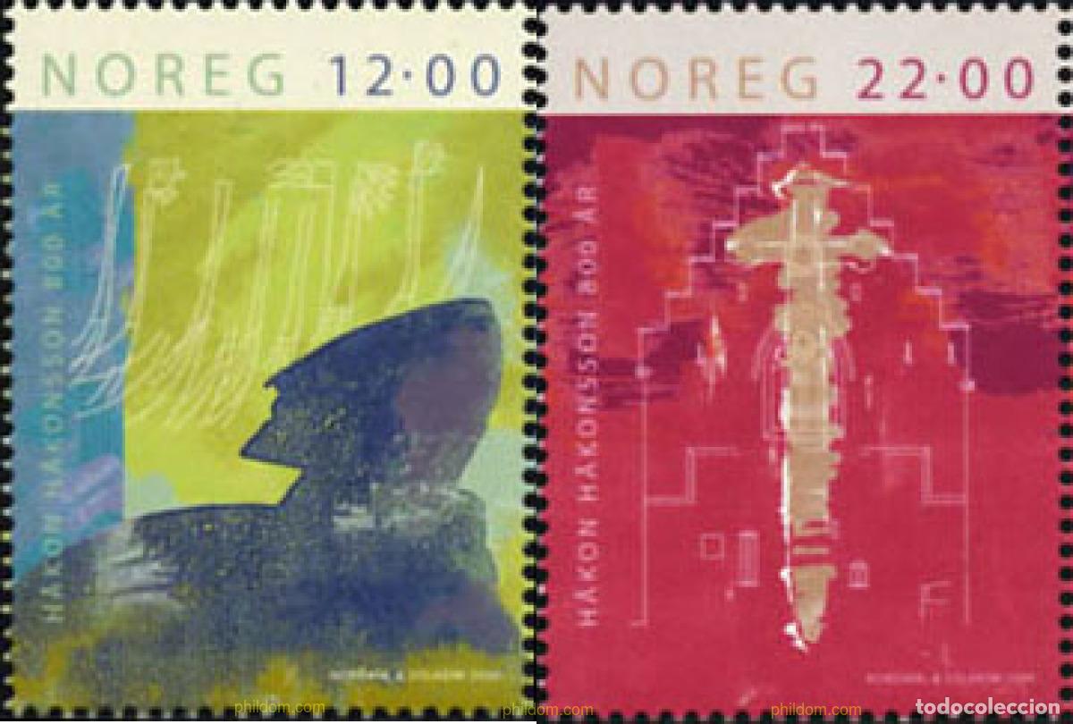Sellos: 153386 MNH NORUEGA 2004 800 ANIVERSARIO DEL NACIMIENTO DEL REY HAAKON IV HAAKONSSON