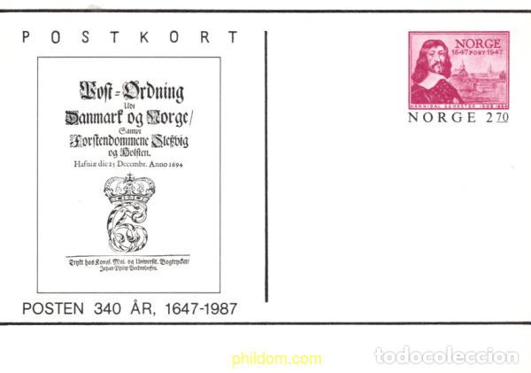 Sellos: 715917 MNH NORUEGA 1987 POSTEN