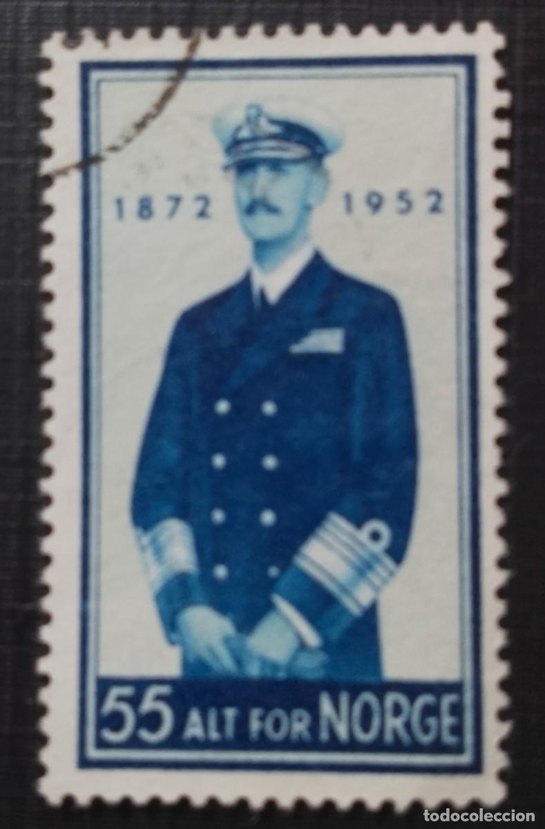 Sellos: V/F 55 - 80 ANIVERSARIO DEL REY HAAKON VII - A&Ntilde;O 1952