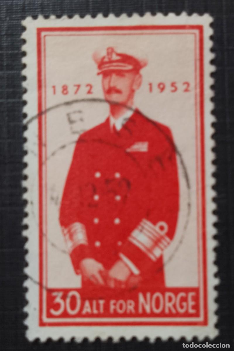 Sellos: V/F 30 - 80 ANIVERSARIO DEL REY HAAKON VII - A&Ntilde;O 1952