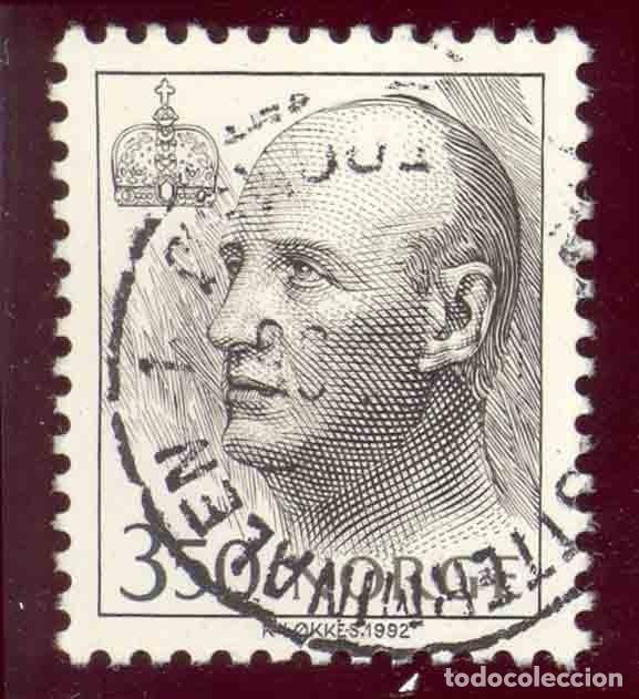 Sellos: Noruega. Rey Harald V. 1993. YT-1075. Usado.