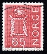 Sellos: Noruega. Nudo. 1968-70. YT-524. Usado.