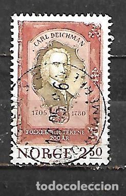 Sellos: 1985: Bicentnario de las bibliotecas p&uacute;blicas - Carl Deichman, 1705-1780. Promotor (usado)