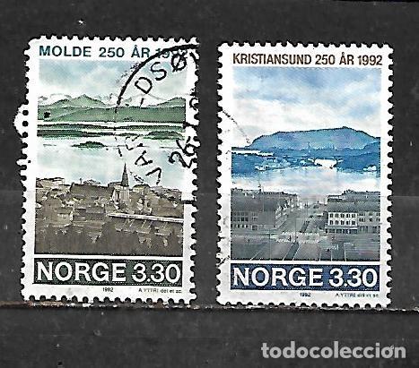 Sellos: 1992: Serie &rdquo;250 Aniversario de la fundaci&oacute;n de Molde y Kristiansund&rdquo; (usado)