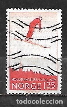 Sellos: 1979: Centenario de las carreras de esqu&iacute; de Husehy y de Holmenkollen (usado)