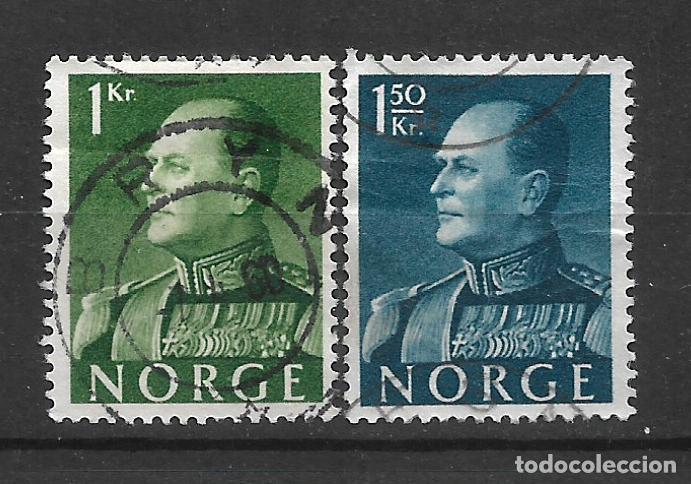 Sellos: noruega 1959 scott 370/371 usado - 11/34