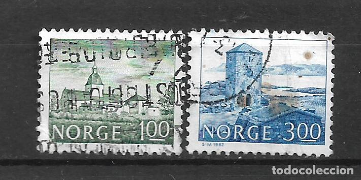 Sellos: noruega 1982 sellos usado - 11/34