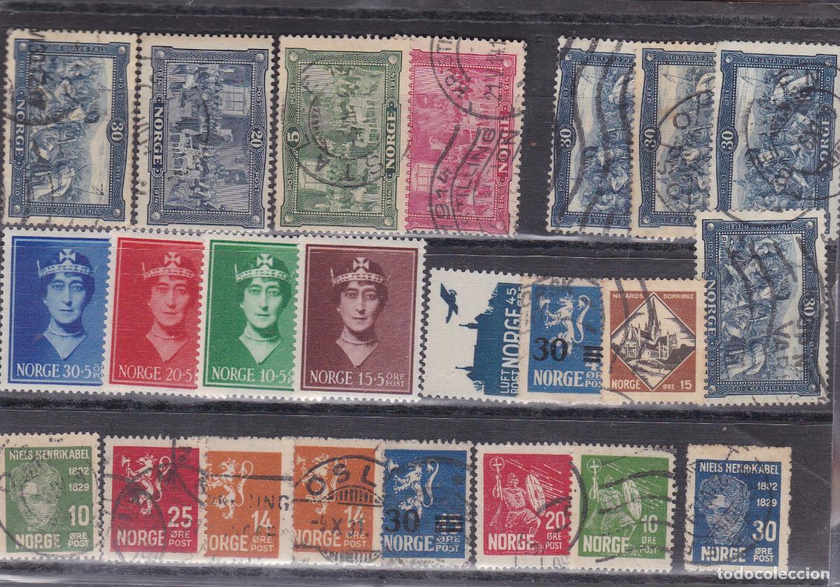 Timbres: FC -65- NORUEGA Lote Sellos Antiguos