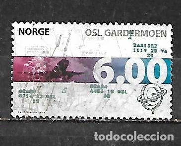 Sellos: 1998: Inauguraci&oacute;n del nuevo aeropuerto Gardermoen de Oslo (usado)