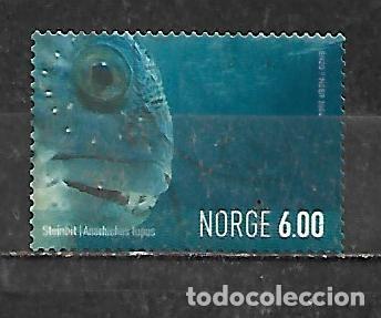 Sellos: 2004: Vida marina noruega - Pez lobo atl&aacute;ntico (usado)
