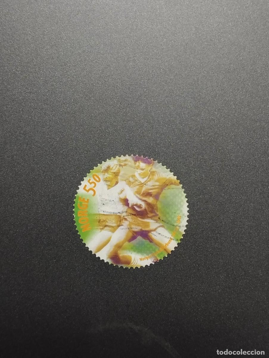 Sellos: 16.09/ Noruega.2002. 5,50 kr. Sello suelto en usado