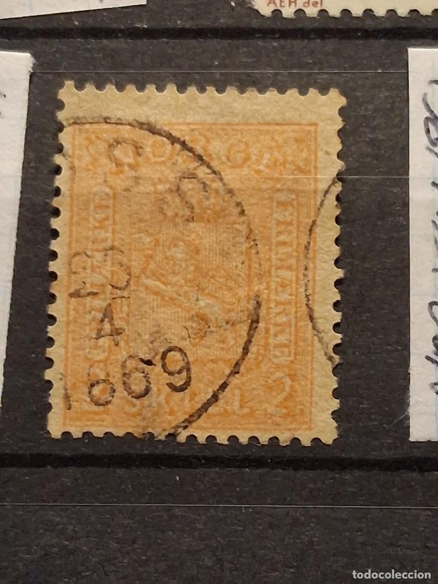 Sellos: NORUEGA, 1867, CAT.YT.12.