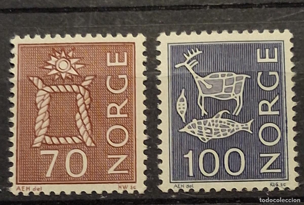 Sellos: NORUEGA, 1970, CAT.YT.524A/524B.