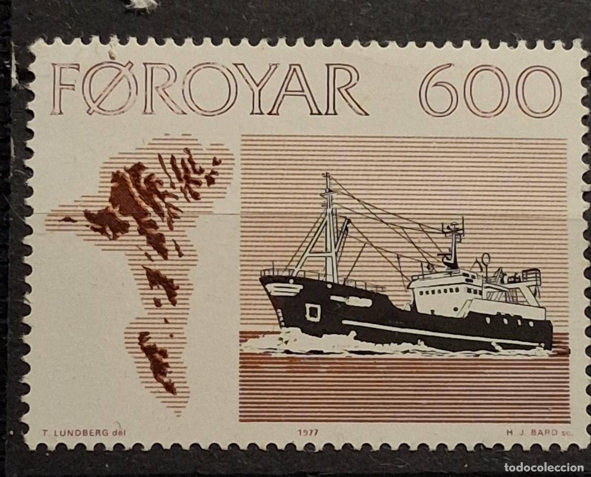 Sellos: NORUEGA, ISLAS FEROE, 1977, CAT.YT.21.