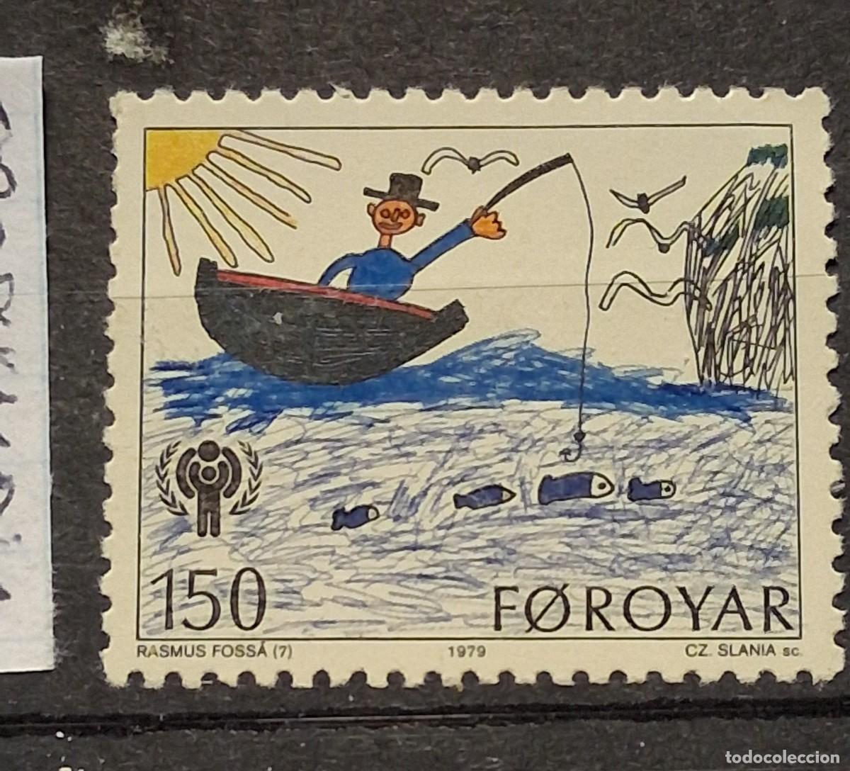 Sellos: NORUEGA, ISLAS FEROE, 1979, CAT.YT.40.