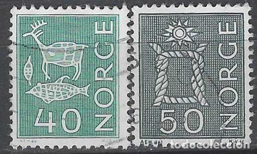 Francobolli: NORUEGA 1968 - S.B&Aacute;SICA, S.COMPLETA - USADOS