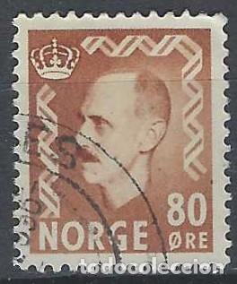 Sellos: NORUEGA 1950-51 - REY HAAKON VII, MARR&Oacute;N - USADO
