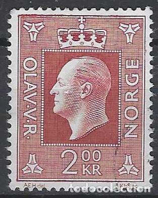 Sellos: NORUEGA 1969-70 - REY OLAV V, 2 KR - USADO