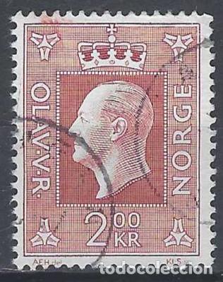 Sellos: NORUEGA 1969-70 - REY OLAV V, 2 KR - USADO