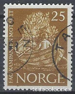 Sellos: NORUEGA 1963 - CAMPA&Ntilde;A DE LUCHA MUNDIAL CONTRA EL HAMBRE - USADO